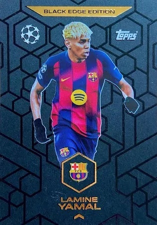 BE3 Lamine Yamal FC Barcelona Black Edge Edition Match Attax 2025/26