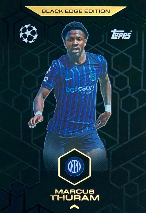 BE9 Marcus Thuram Inter Black Edge Match Attax 2025/26