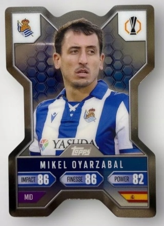 CX4 Mikel Oyarzabal Real Sociedad Chrome X Match Attax Extra 2025