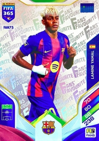 FAN75 Lamine Yamal Barcelona Fans Favourite FIFA 365 2026