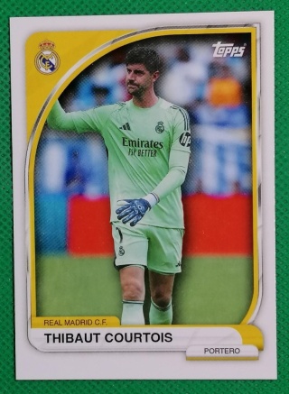 1 Thibaut Courtois Real Madrid CF Base card Collector Tin
