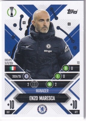 112 Ange Postecoglou Tottenham Hotspur Manager Career Match Attax Extra 2025