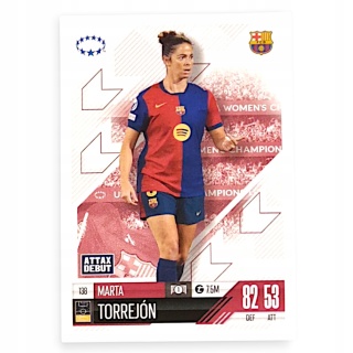 138 Marta Torrejón FC Barcelona UWCL Match Attax Extra 2025