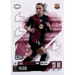 141 Ewa Pajor FC Barcelona UWCL Match Attax Extra 2025