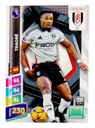 167 Adama Traoré Fulham Base Premier League PLUS 2025