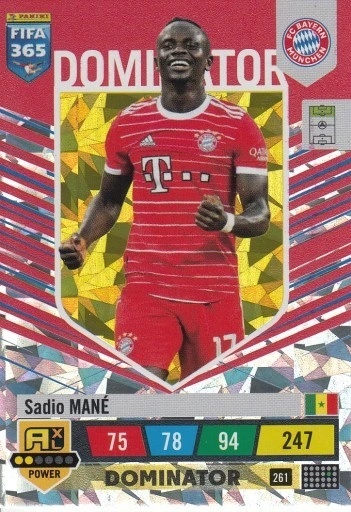 261 Sadio Mané Bayern POWER / Dominator FIFA 365 2023