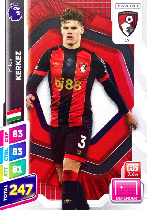 19 Milos Kerkez Bournemouth Base Premier League PLUS 2025