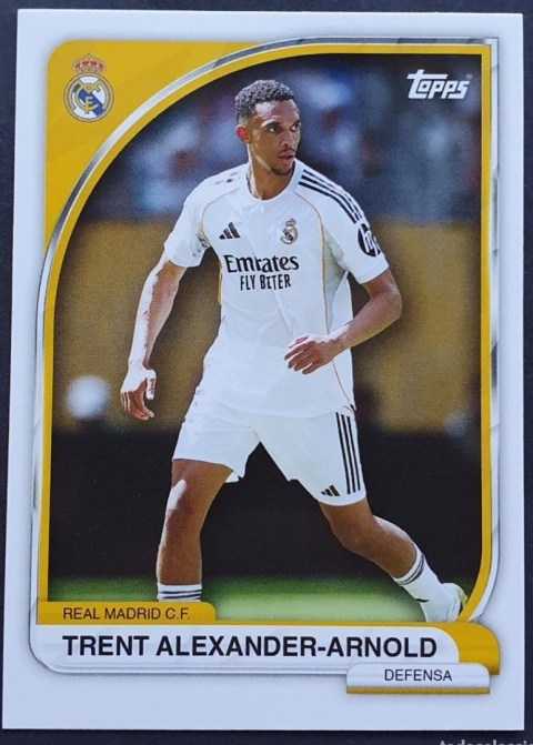 2 Trent Alexander-Arnold Real Madrid CF Base card Collector Tin