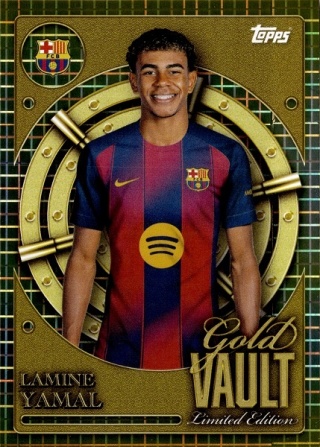 GV-5 Yamal FC Barcelona Gold Vault Topps Collector Tin