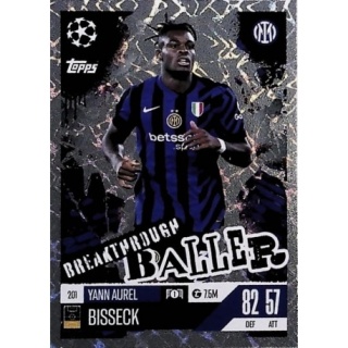 201 Yann Aurel Bisseck Inter Breakthrough Baller Match Attax Extra 2025