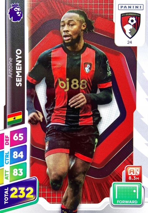 24 Antoine Semenyo Bournemouth Base Premier League PLUS 2025