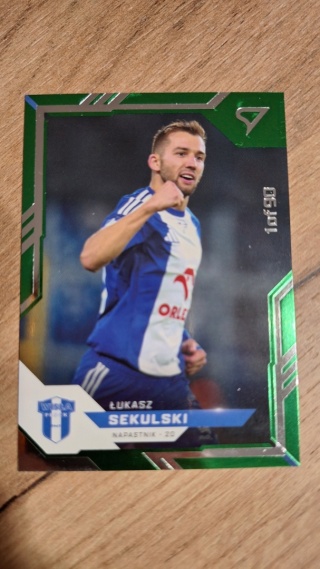 216 Łukasz Sekulski Green 1 of 90 Wisła Płock SportZoo Ekstraklasa 2025-2026 Seria 1