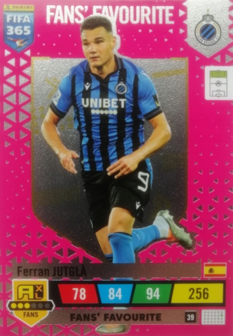 39 Ferran Jutglà Club Brugge FANS / Fans' Favourite FIFA 365 2023