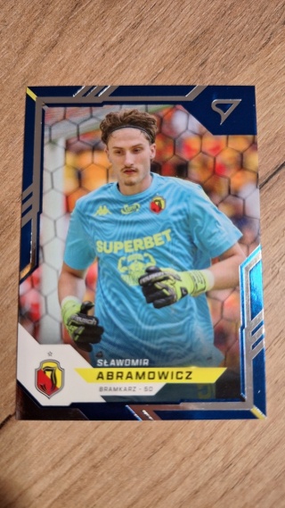 25 Sławomir Abramowicz Midnight Blue Jagiellonia Białystok SportZoo Ekstraklasa 2025-2026 Seria 1