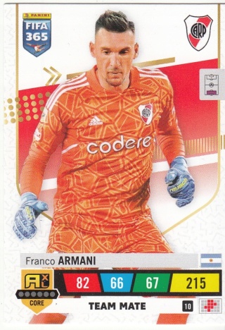 10 Franco Armani River Plate Team Mate FIFA 365 2023