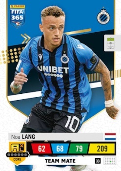 33 Noa Lang Club Brugge Team Mate FIFA 365 2023