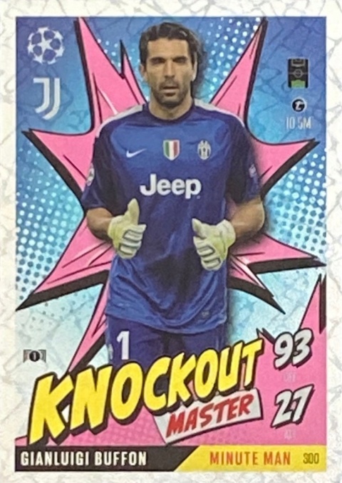 300 Buffon Juventus Knockout Masters Match Attax Extra 2025