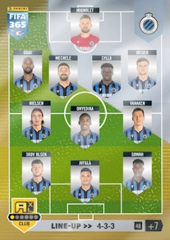 40 Line-up Club Brugge FIFA 365 2023