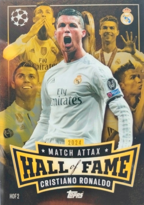 HOF2 Cristiano Ronaldo Real Madryt Hall of Fame Match Attax 2024/25