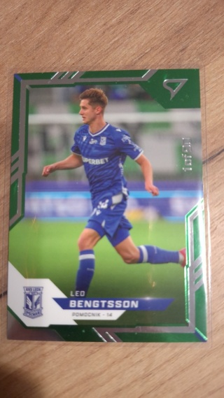 6 Leo Bengtsson Green 1 of 90 Lech Poznań SportZoo Ekstraklasa 2025-2026 Seria 1