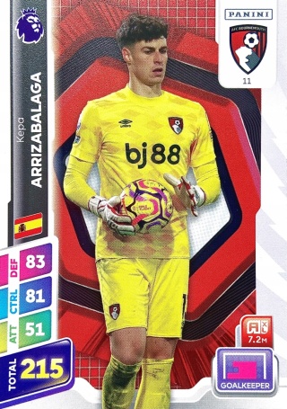 11 Kepa Arrizabalaga Bournemouth Base Premier League PLUS 2025