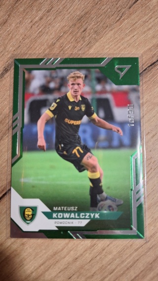 92 Mateusz Kowalczyk Green 1 of 90 GKS Katowice SportZoo Ekstraklasa 2025-2026 Seria 1