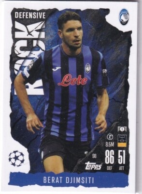 98 Berat Djimsiti Atalanta BC Defensive Rock Match Attax Extra 2025