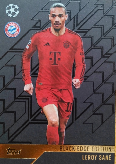BE8 Leroy Sané FC Bayern München Black Edge Edition Match Attax 2024/25