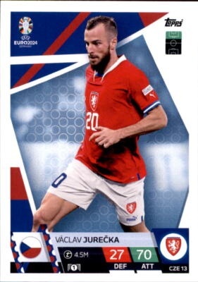 CZE13 Václav Jurečka Czech Republic Base EURO 2024 Match Attax