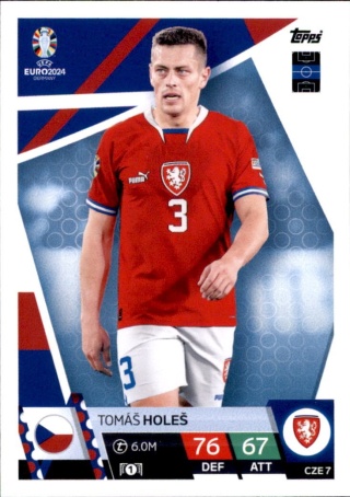 CZE7 Tomáš Holeš Czech Republic Base EURO 2024 Match Attax