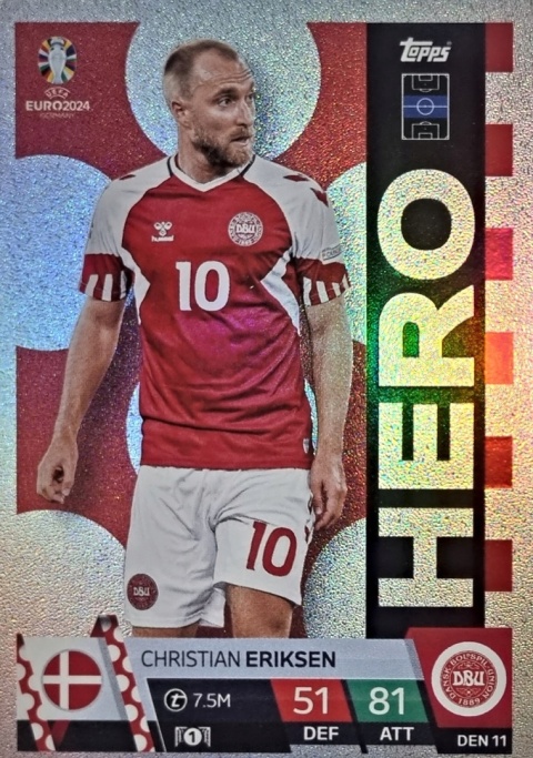 DEN5 Andreas Christensen Denmark Base EURO 2024 Match Attax