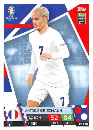 FRA18 Antoine Griezmann France Base EURO 2024 Match Attax