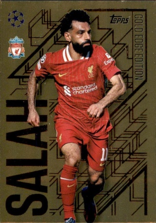 GE4 Mohamed Salah Liverpool Gold Edge Edition Match Attax 2024/25