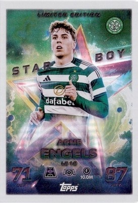 LE12 Arne Engels Celtic Starboy Limited Edition Match Attax 2025/26