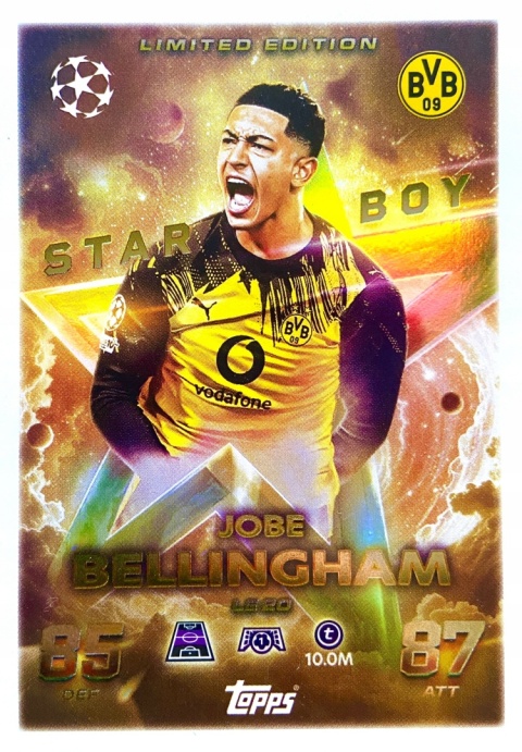 LE20 Jobe Bellingham Borussia Starboy Limited Edition Match Attax 2025/26