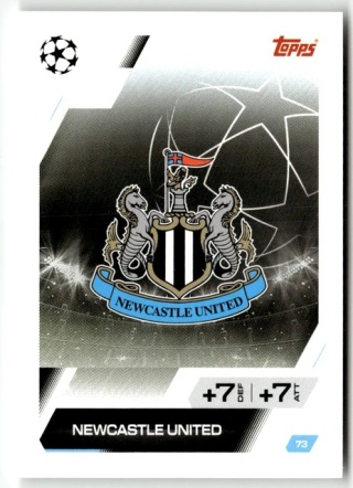 73 Team Badge Newcastle United Base Match Attax 2025/26