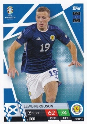 SCO15 Lewis Ferguson Scotland Base EURO 2024 Match Attax