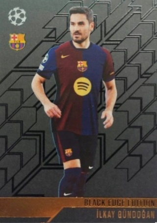BE3 İlkay Gündoğan FC Barcelona Black Edge Edition Match Attax 2024/25