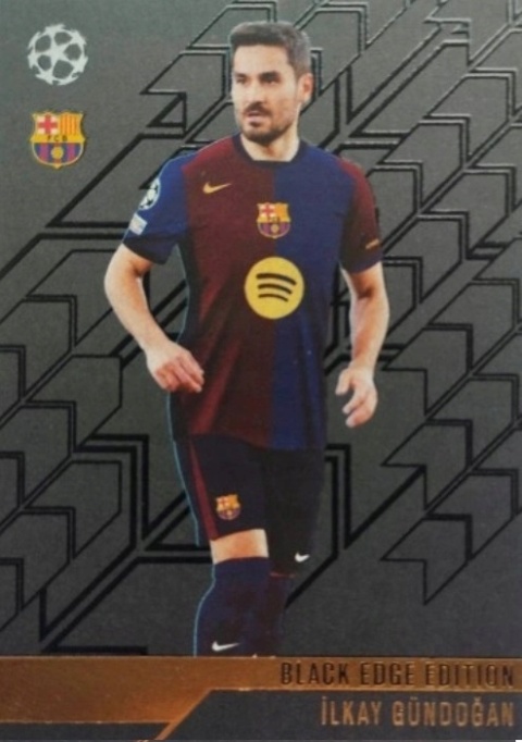 BE3 İlkay Gündoğan FC Barcelona Black Edge Edition Match Attax 2024/25
