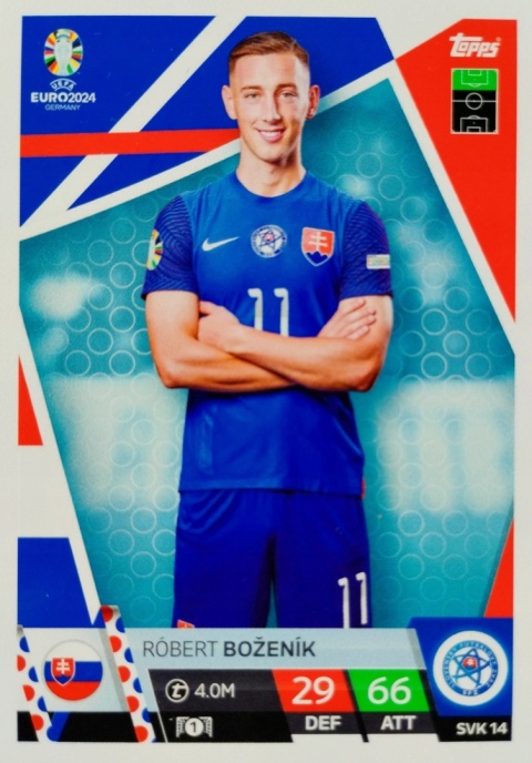 SVK14 Róbert Boženík Slovakia Base EURO 2024 Match Attax