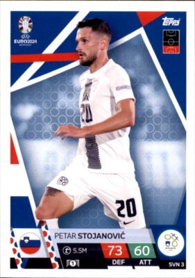 SVN3 Petar Stojanović Slovenia Base EURO 2024 Match Attax