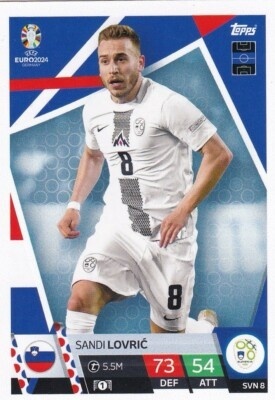 SVN8 Sandi Lovrić Slovenia Base EURO 2024 Match Attax