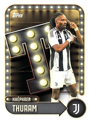 23 Khéphren Thuram Juventus Name in Lights Topps Collector Tin