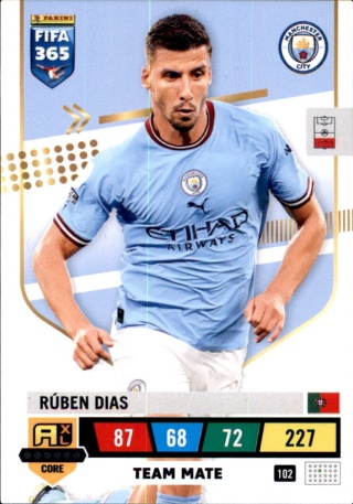 102 Rúben Dias Manchester City Team Mate FIFA 365 2023