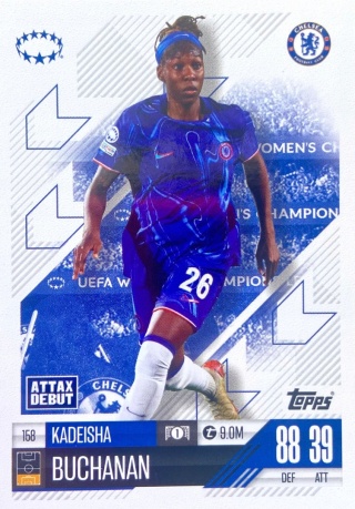 158 Kadeisha Buchanan Chelsea UWCL Match Attax Extra 2025