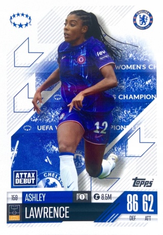 159 Ashley Lawrence Chelsea UWCL Match Attax Extra 2025