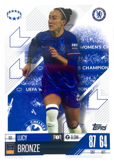 161 Lucy Bronze Chelsea UWCL Match Attax Extra 2025