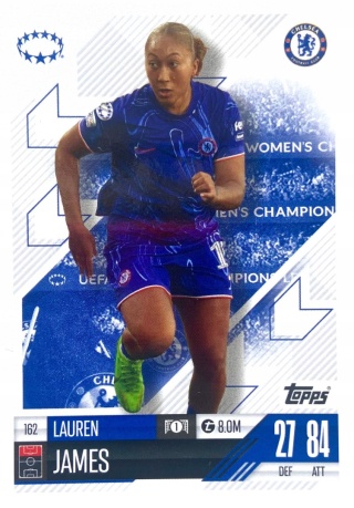 162 Lauren James Chelsea UWCL Match Attax Extra 2025