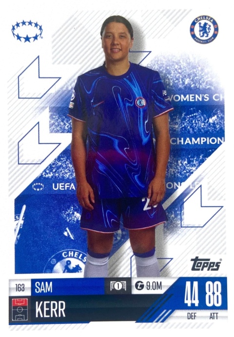 163 Sam Kerr Chelsea UWCL Match Attax Extra 2025