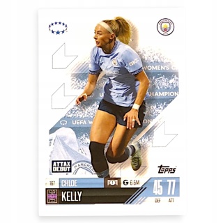 167 Chloe Kelly Manchester City UWCL Match Attax Extra 2025